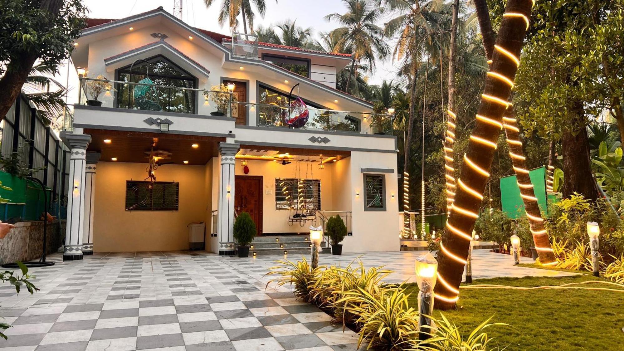 Seas The Day Luxurious 5Bhk Villa 2Min From Awas Beach With Huge Private Pool 알리바그 외부 사진