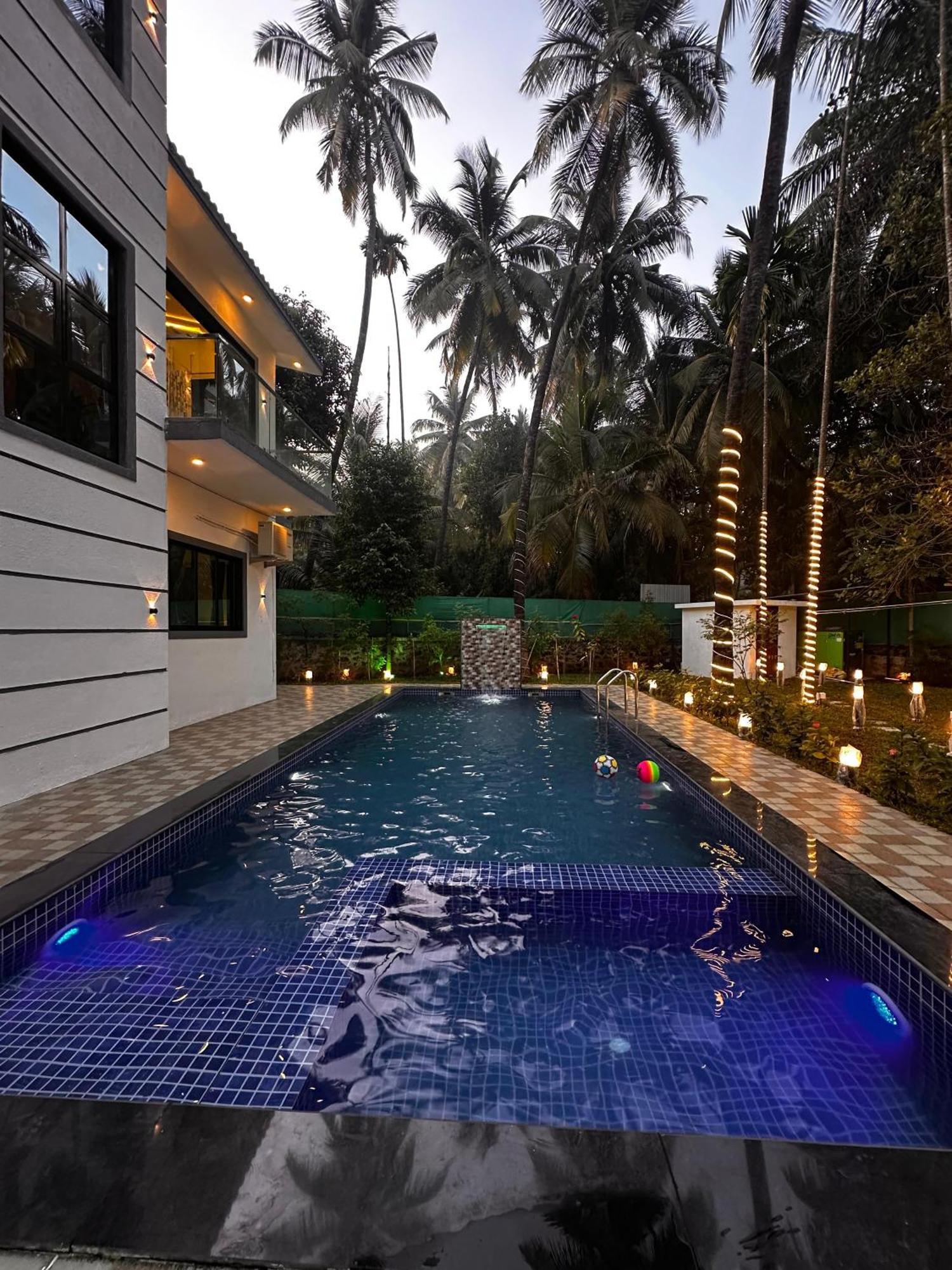 Seas The Day Luxurious 5Bhk Villa 2Min From Awas Beach With Huge Private Pool 알리바그 외부 사진