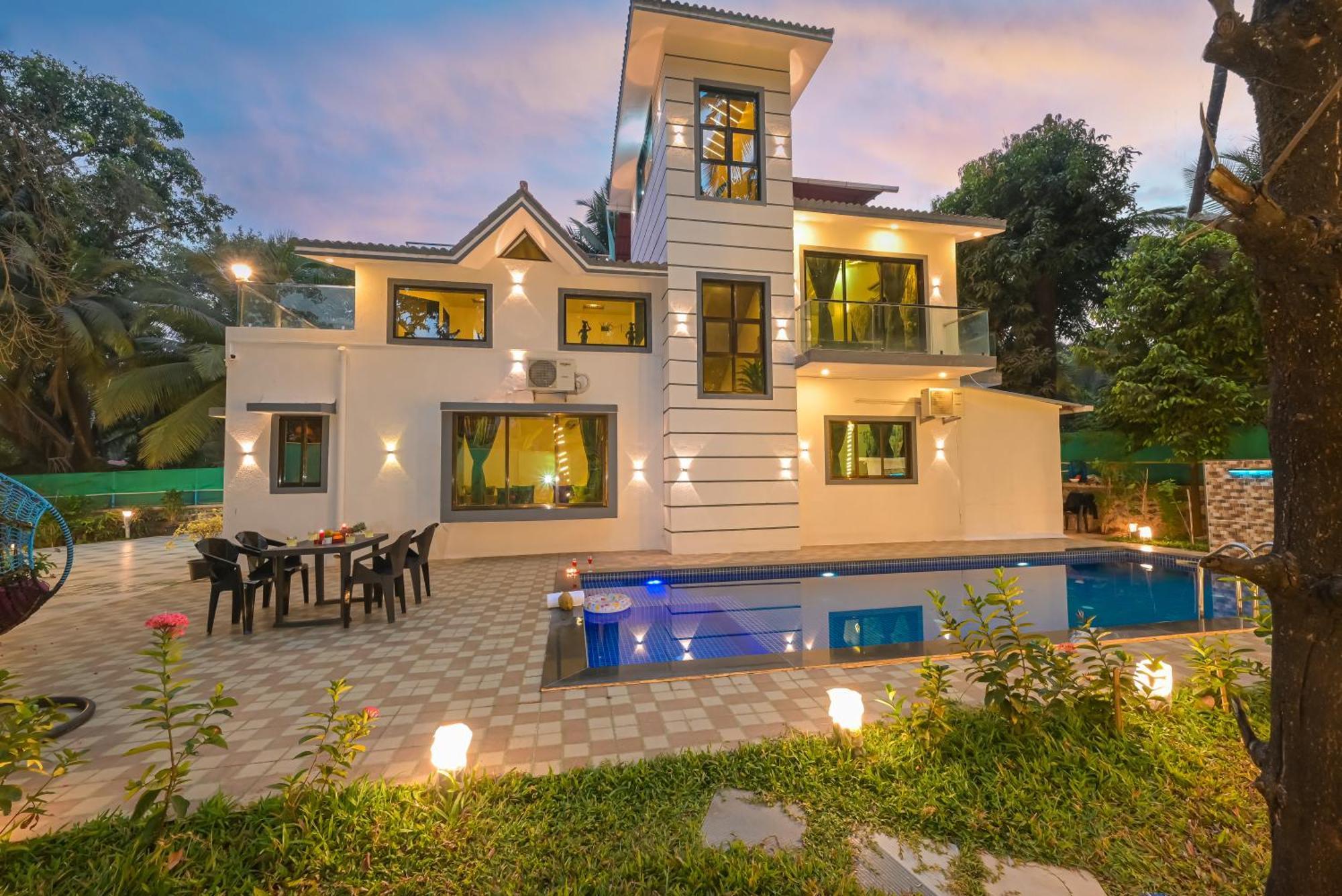 Seas The Day Luxurious 5Bhk Villa 2Min From Awas Beach With Huge Private Pool 알리바그 외부 사진